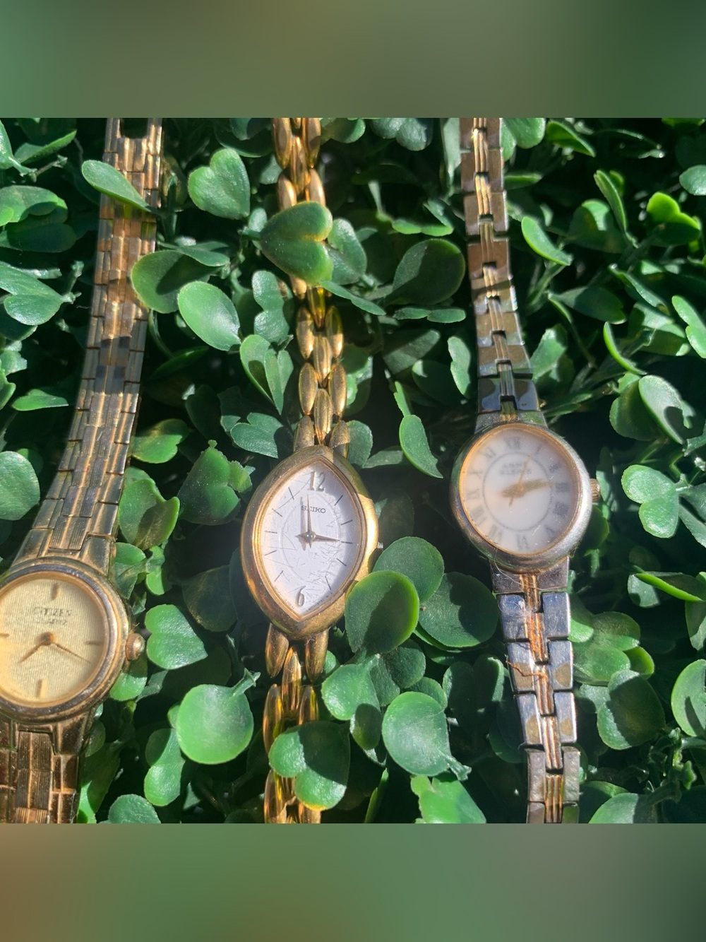 As Is Vintage Women’s Dainty Metal Wrist Watch Bundle Seiko Citizen etc - Picture 6 of 15